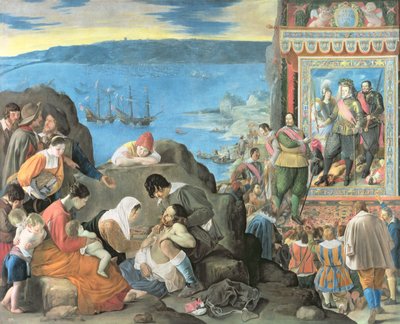 The Recovery of the Bay of San Salvador, Brazil by Juan Bautista Maíno